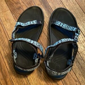 Teva blue canvas sandal for men